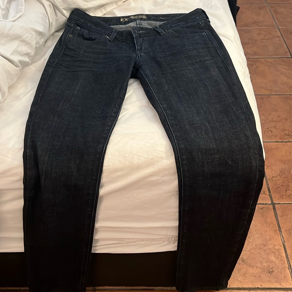 Express Dark Wash Denim Jeans